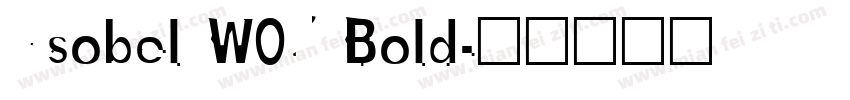 Ysobel W05 Bold字体转换
